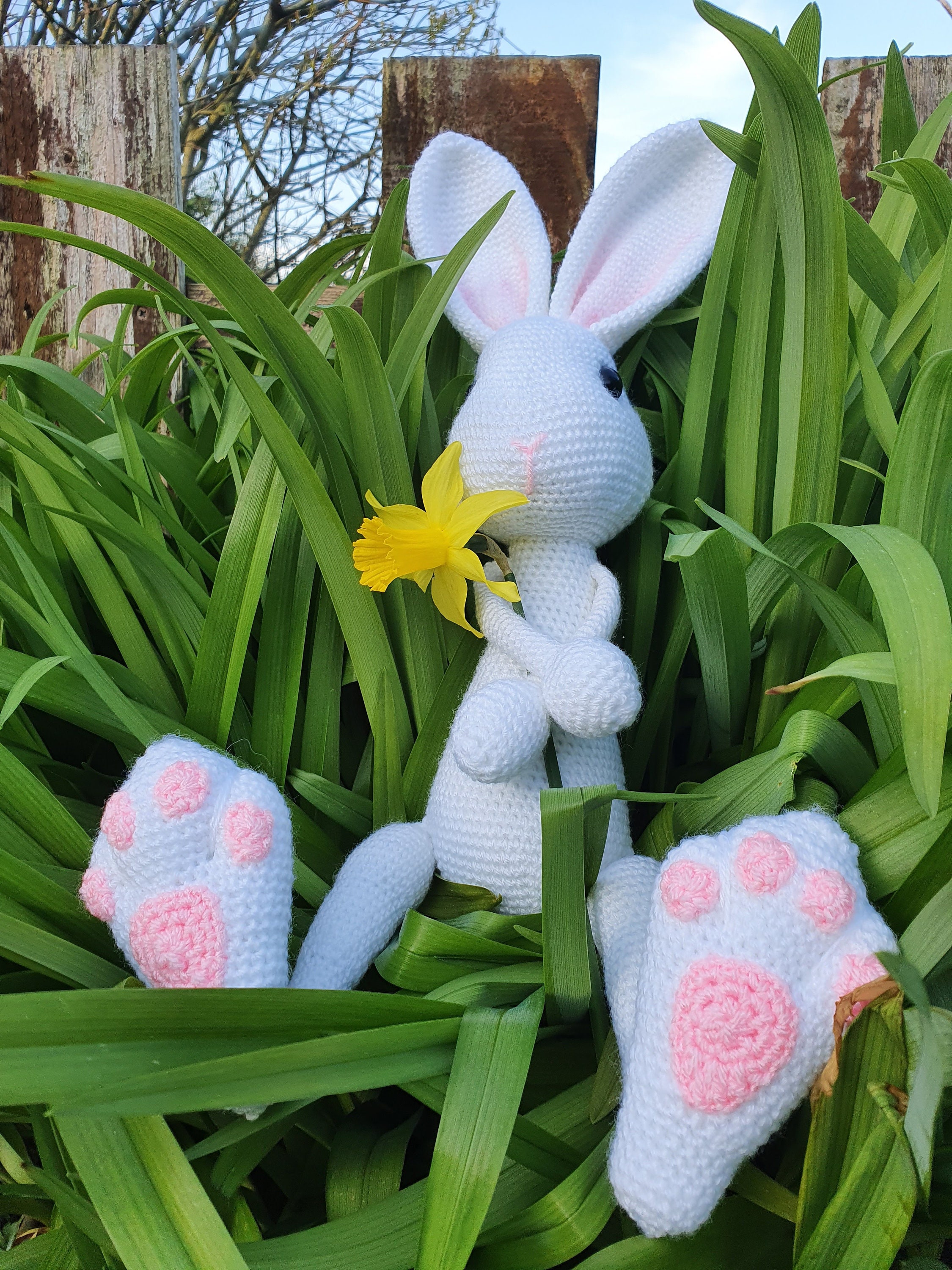 Binky the Bunny Crochet Pattern PDF rabbit easter - Thumbnail 3