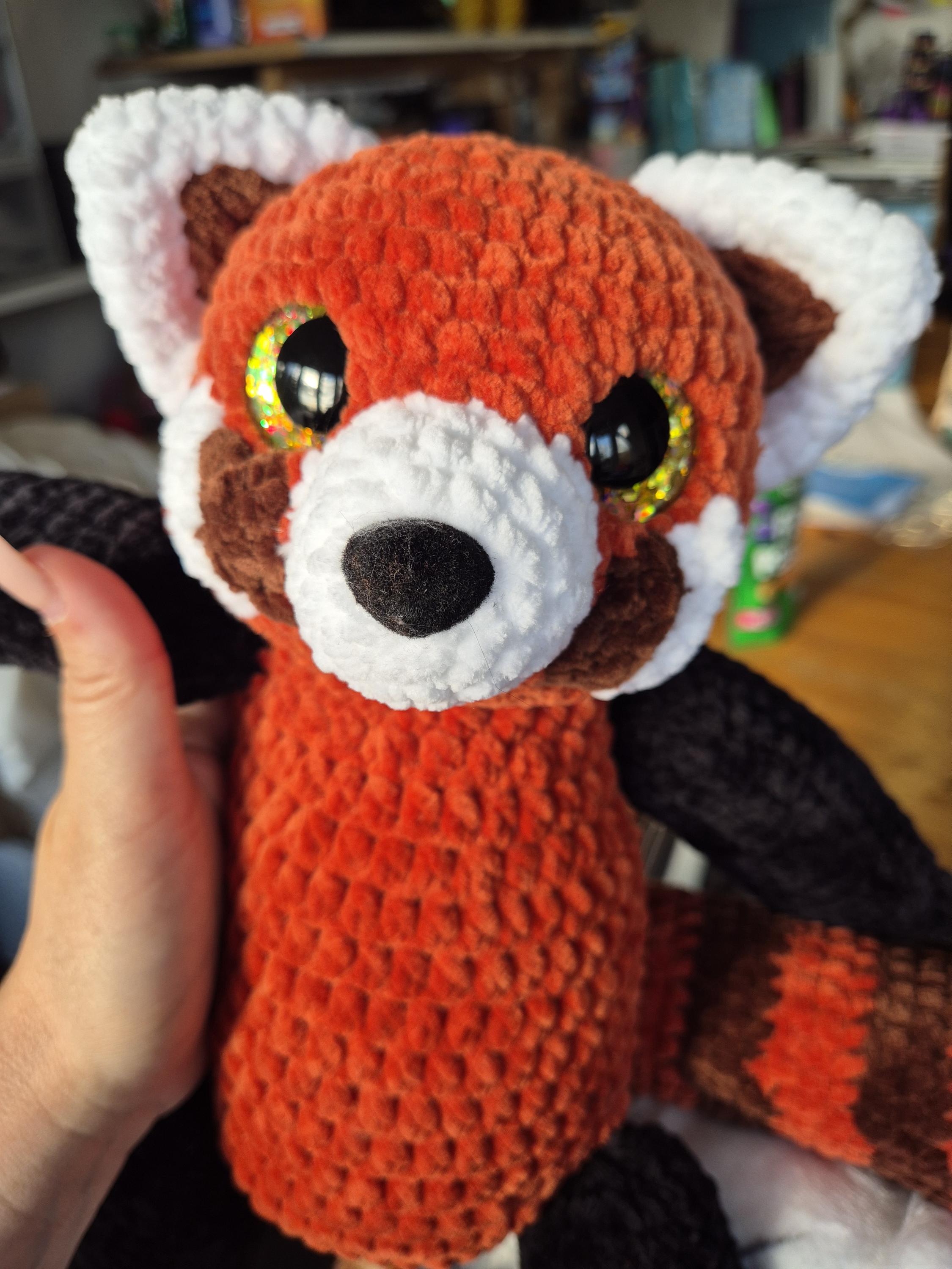 Red Panda crochet pattern amigurumi - Thumbnail 2