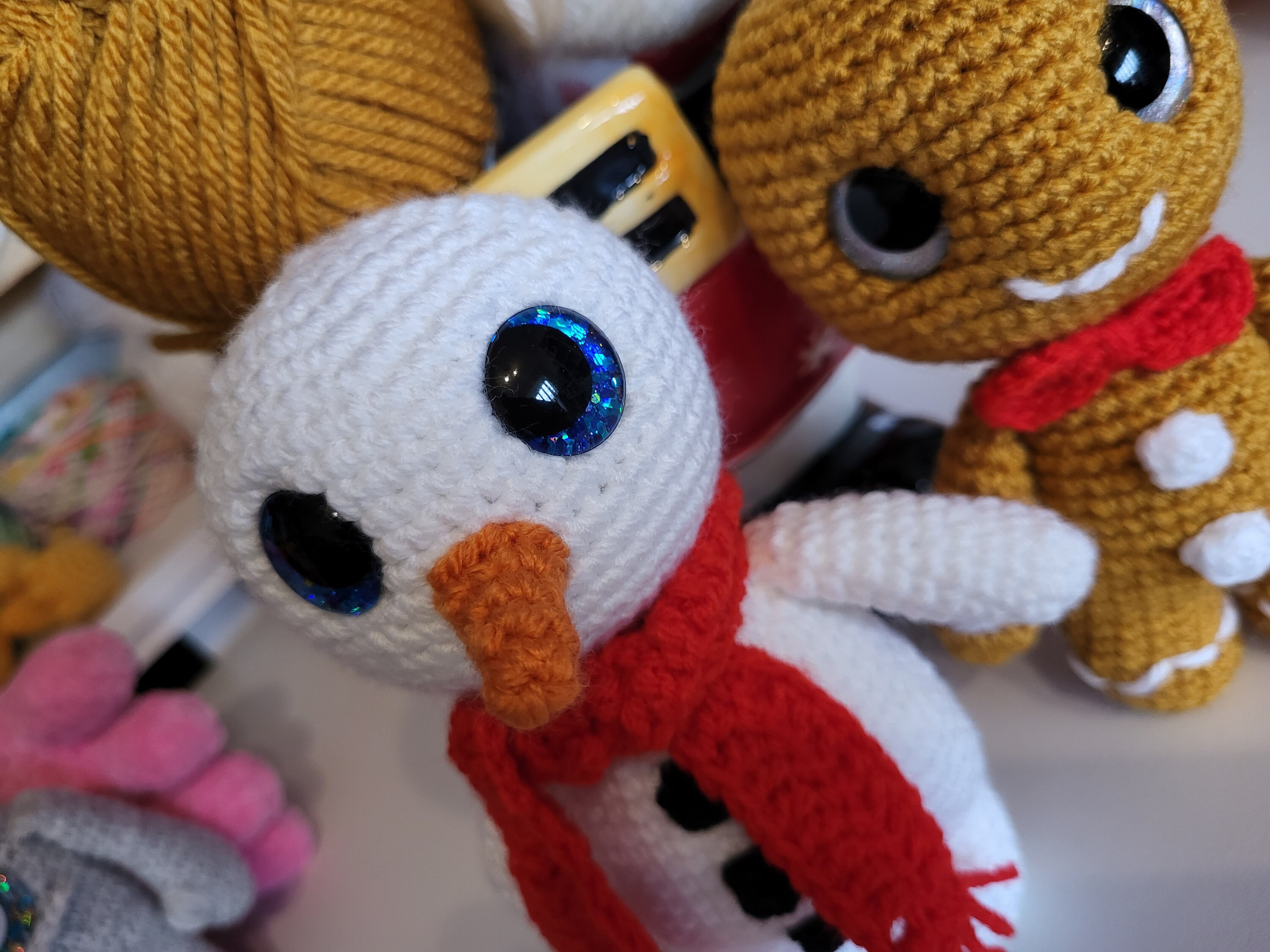 Christmas Friends crochet pattern amigurumi snowman reindeer gingerbread - Thumbnail 2