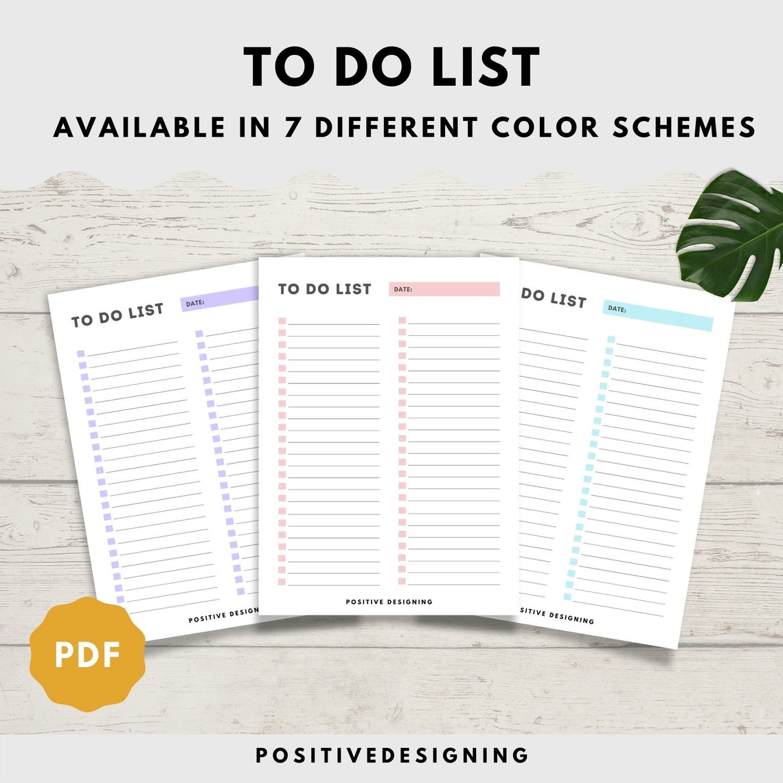 To Do List Printable Minimal, Simple Tasks List, Productivity Planner ...