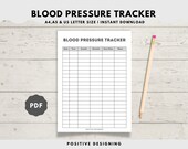 Blood Pressure Chart Printable Instant Download Medical - Etsy