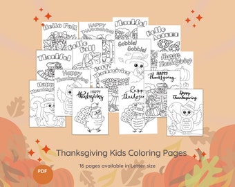 Fall Coloring Pages, Fall PDF, Fall Coloring Printables, Thanksgiving Kids Coloring Pages, Fall Activity Sheets, Autumn Coloring Pages