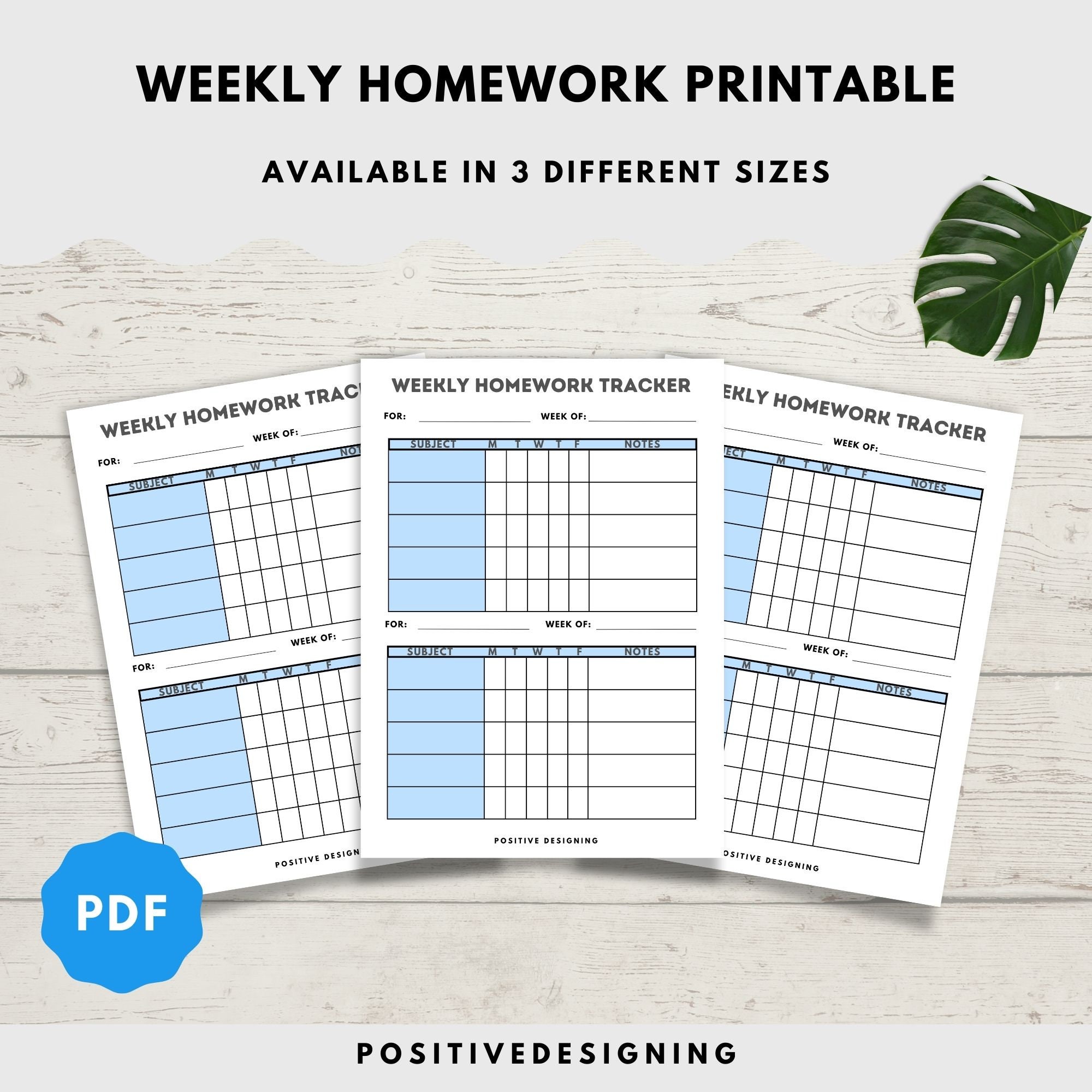 Assignment Planner, Assignment Tracker, Table Assignments, Homework ...