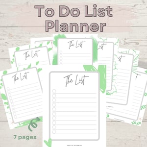 To Do List Printable, To Do List Planner Page, Productivity Planner, To Do List Printable Template, Planner Insert, A4, A5, US Letter