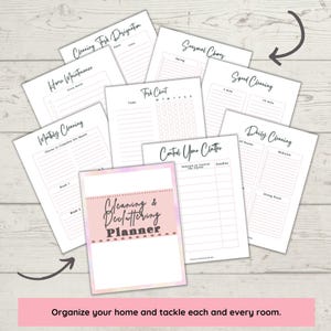 Declutter Challenge | Declutter Checklist | Declutter Planner ...