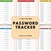 Printable Password Tracker, Password Log, Address Book Pages, Instant ...