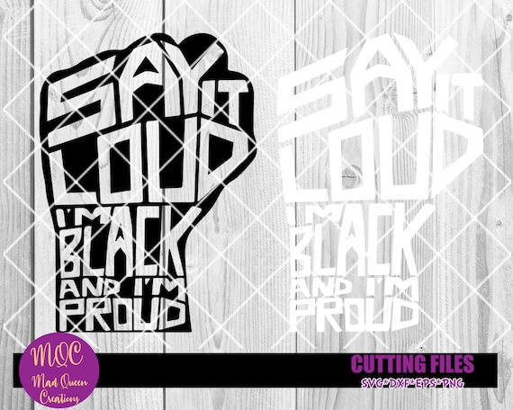 Download Black And Proud Svg Black Woman Empower Women Black Man Etsy