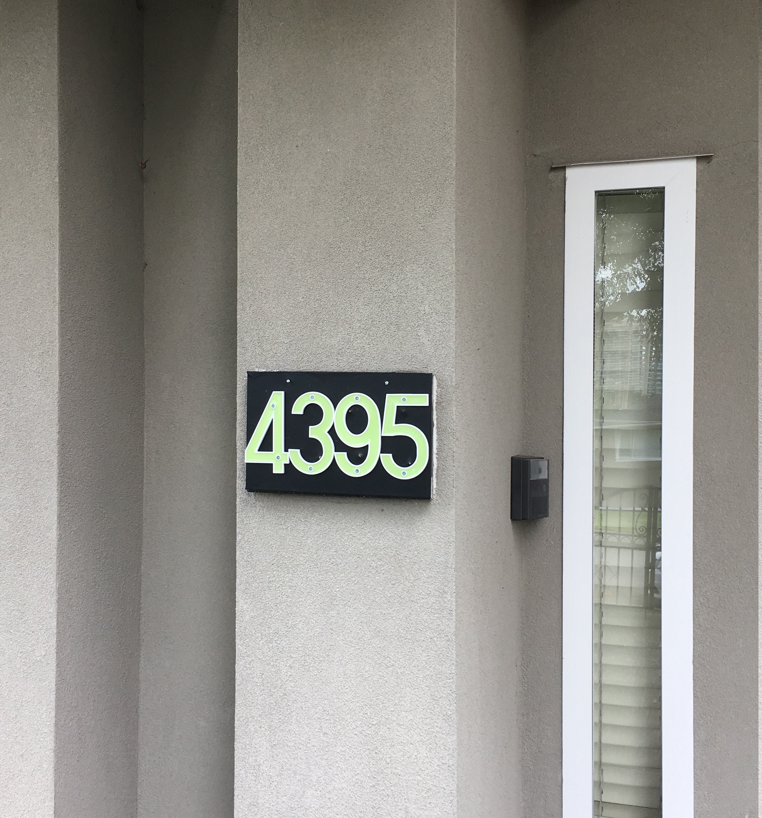 Glow in the Dark House Numbers Etsy