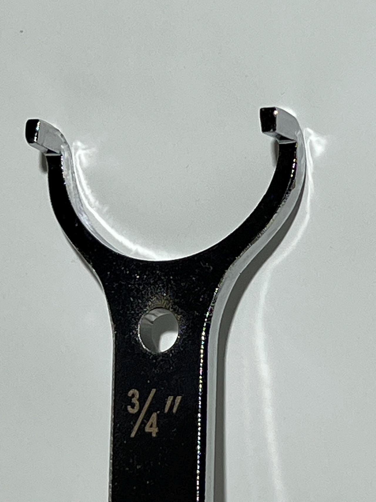 Glowten Locknut Wrench – 1/2" & 3/4" Set For Electrical Boxes & Cable Connectors, Removal & Installation