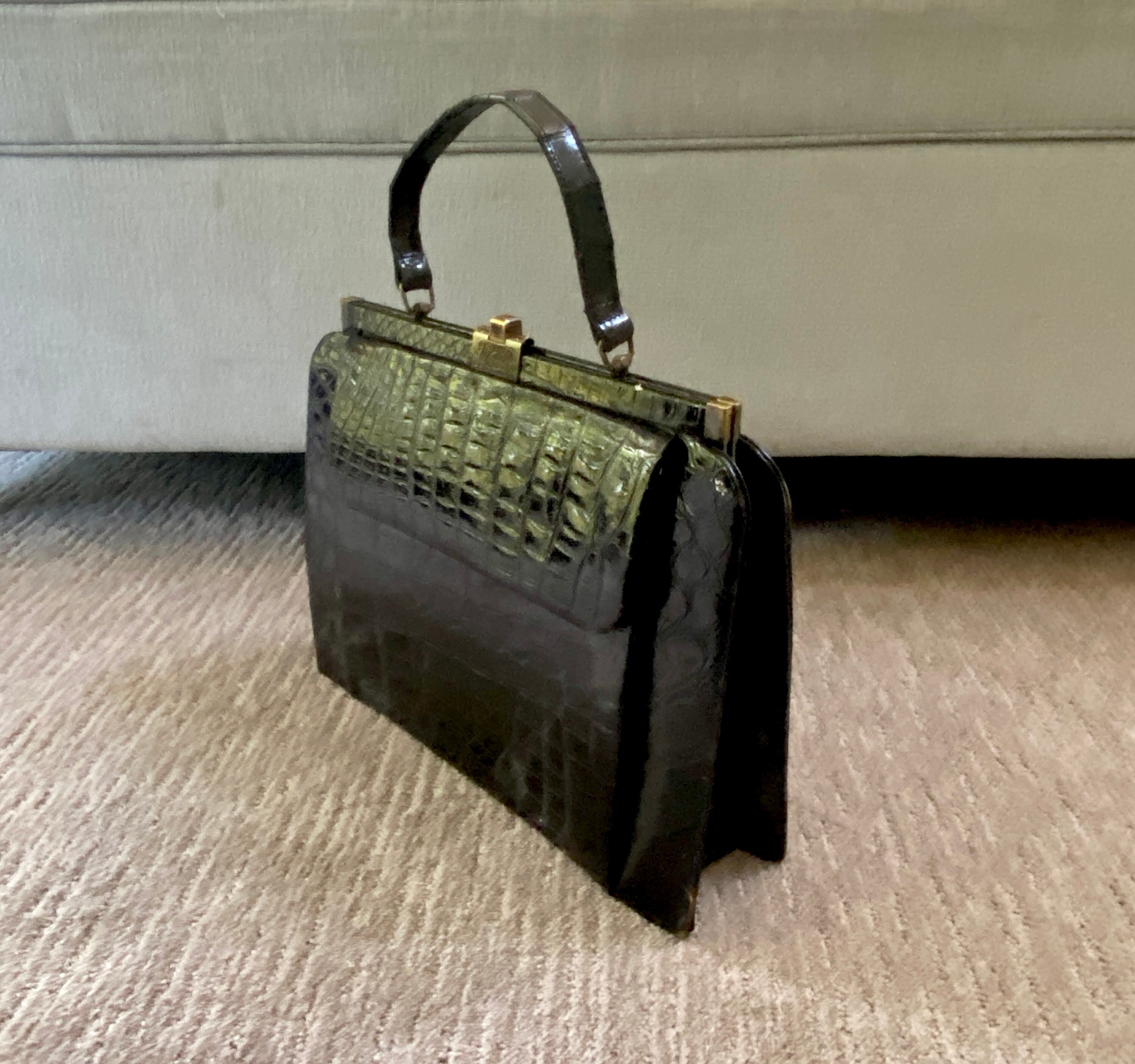 Crocodile Leather Handbags - 453 For Sale on 1stDibs  crocodile bag price, crocodile  leather handbags, vintage crocodile bag