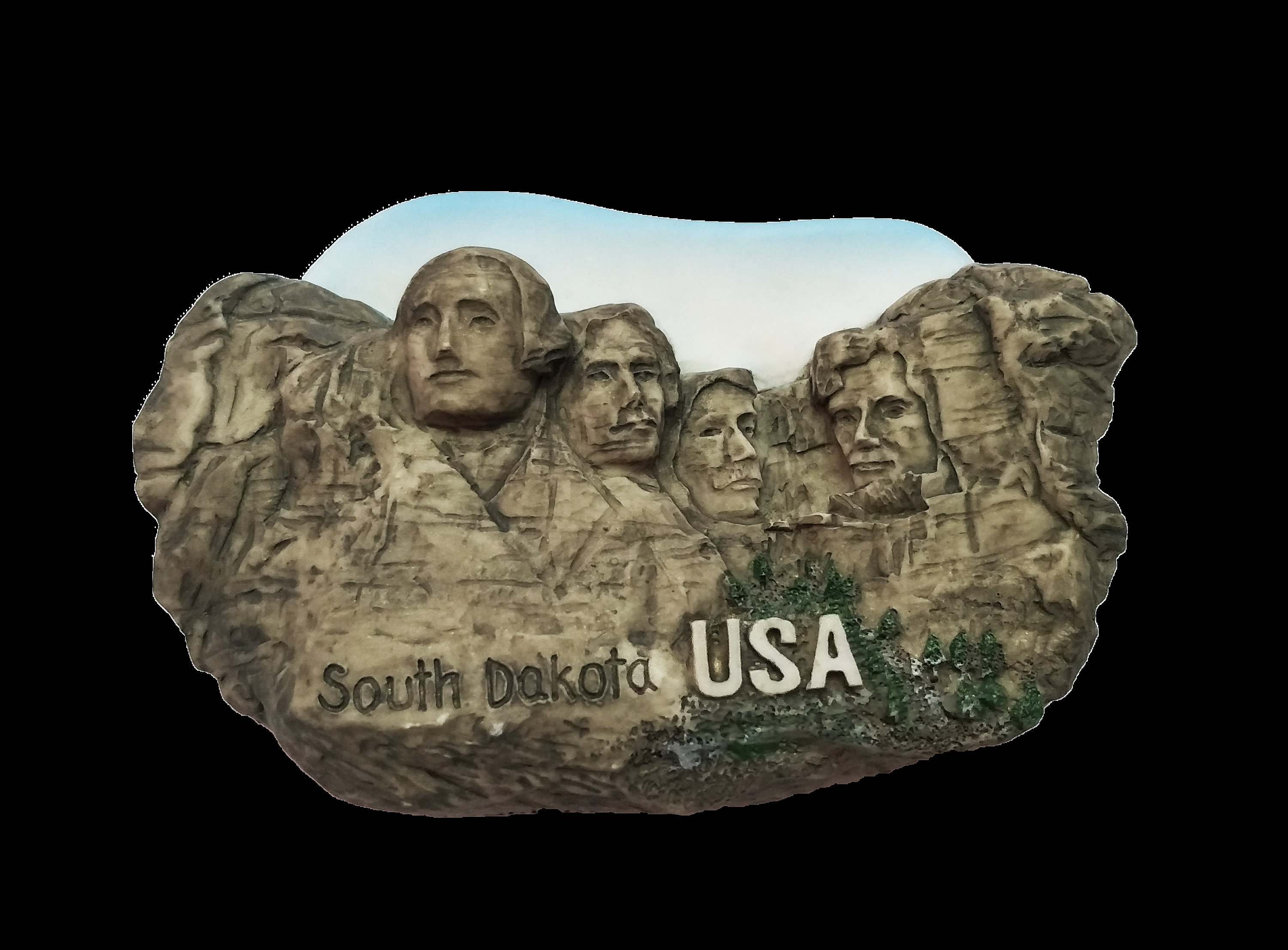 USA Tourist Souvenir 3D Resin Fridge Travel Magnet Mt.Rushmore South Dakota Gift 