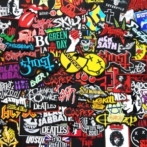 Wholesale Random Band Music Rock Metal Heavy Pop Punk Set Motif Diy / coudre sur patch / cadeau pour elle / patchs pour jeans image 4