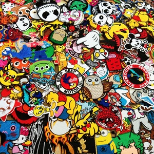 Lot 30 Pcs. Random Wholesale Cartoon Cute Superhero Heroes Movie Character Sew Embroidered Iron on Patch / gift for her