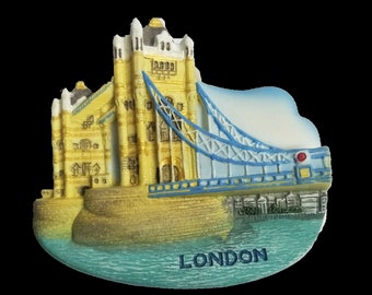 Magnes na lodówkę 3D Tower Bridge: pamiątka z podróży do Londynu