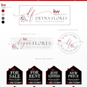 Logo agente immobiliare, progettazione logo immobiliare, logo immobiliare moderno, biglietti da visita immobiliari, timbro immobiliare logo Keller Williams Realty 67