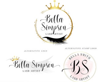 Lash Extension Logo Lashes Logo Gold crown lash Logo Eyelash Logo   Logo Design Brows eyes logo Logo Lashes Beauty Logo Lash Logo Design 12