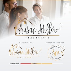 Logotipo de agente inmobiliario Diseño de logotipo de bienes raíces Logotipo de bienes raíces moderno Tarjetas de presentación de bienes raíces Logotipo de sello de bienes raíces Realty 166