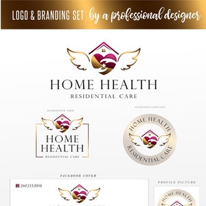 Logo thuiszorg, logo thuiszorg, logo thuiszorg verpleegkundige, logo hart ouderenzorg, logoset verpleeghuis, logo set ouderenzorg 112