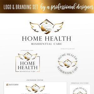 Logo thuiszorg, logo thuiszorg, logo thuiszorg verpleegkundige, logo hart ouderenzorg, logoset verpleeghuis, logo set ouderenzorg 112