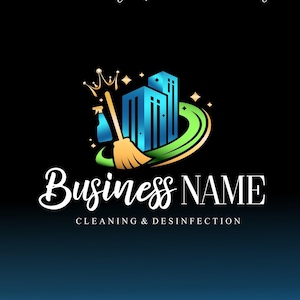 Cleaning logo design, Home service Premade logo, House cleaning marketing kit, Housekeeping logo, Maid Logo, Window cleaning logo 122