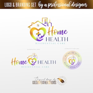 Logo thuiszorg, logo thuiszorg, logo thuiszorg verpleegkundige, logo hart ouderenzorg, logoset verpleeghuis, logo set ouderenzorg 111