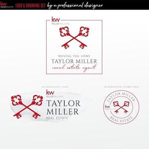 Logotipo de agente inmobiliario, diseño de logotipo de bienes raíces, logotipo de bienes raíces moderno, tarjetas de presentación de bienes raíces, sello de bienes raíces Logotipo de Keller Williams Realty 80