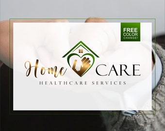 Logo di assistenza domiciliare per infermiere a domicilio agenzia di assistenza domiciliare logo di assistenza sanitaria a domicilio logo di assistenza agli anziani kit di branding per casa di cura per l'assistenza agli anziani 104