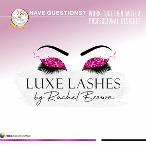 Lash Extension Logo Lashes Logo Make up lash Logo Eyelash Logo Logo Design Brows eyes logo Logo Lashes Beauty Logo Lash Logo 35