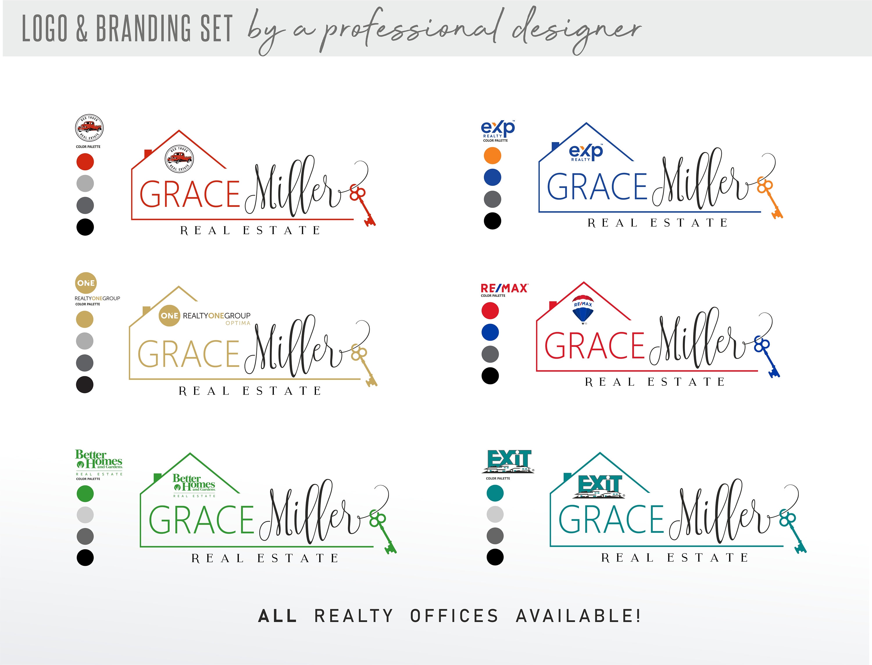 Royal Re/max Realtor Logo, Real Estate Logo Design, Realtor Branding ...