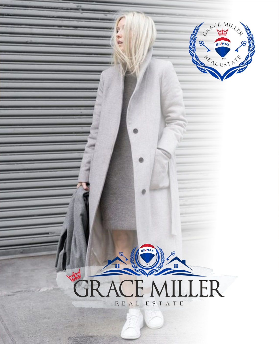 Royal Re/max Realtor Logo, Real Estate Logo Design, Realtor Branding ...