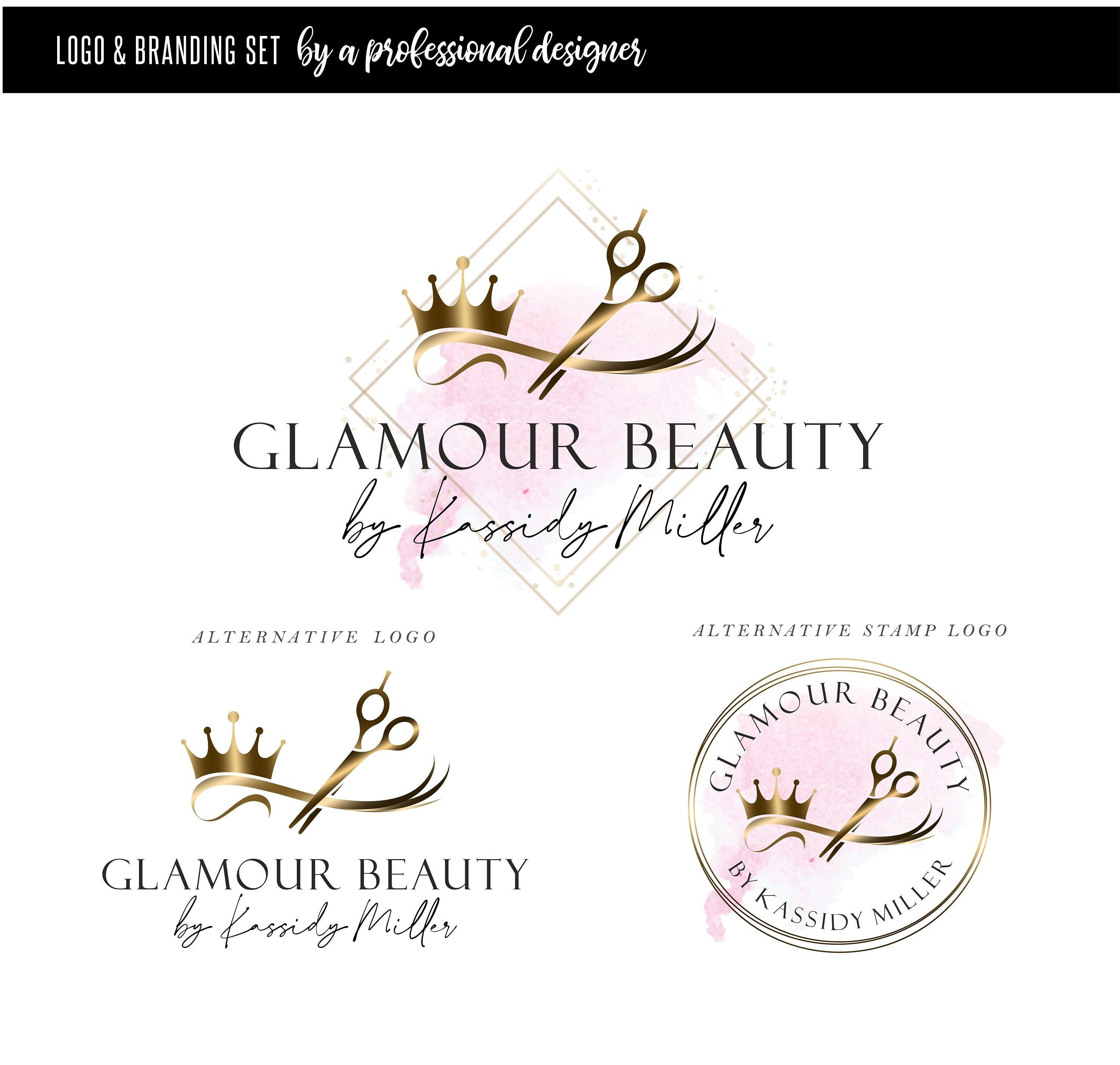 Hair Salon Logo Hairdresser Logo Beauty Salon Logo - Etsy Hair Salon Logo Hairdresser Logo Beauty Salon Logo - Etsy