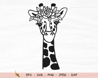 Download Watercolor Giraffe Etsy