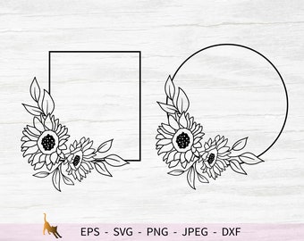 Free Free Sunflower Circle Svg 807 SVG PNG EPS DXF File