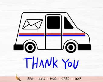 Free Free 332 Mail Truck Thank You Svg Free SVG PNG EPS DXF File