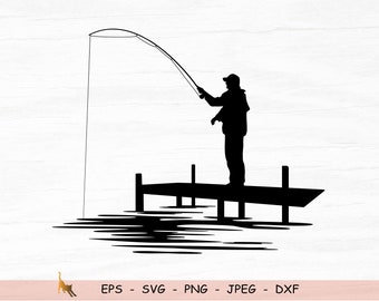 Fisherman Svg Etsy