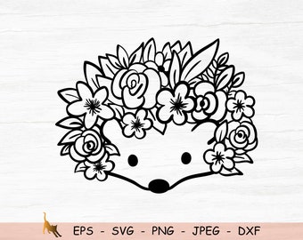 Download Cute Hedgehog Svg Etsy