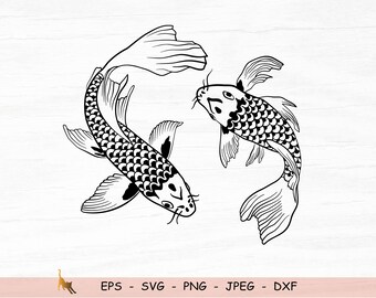 Download Koi Fish Svg Etsy