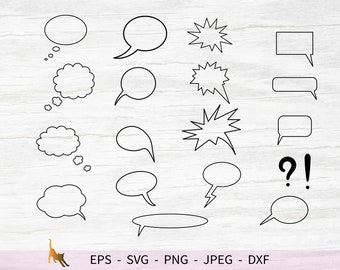 Download Speech Bubble Svg Etsy