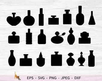 Perfume Bottle Svg Etsy