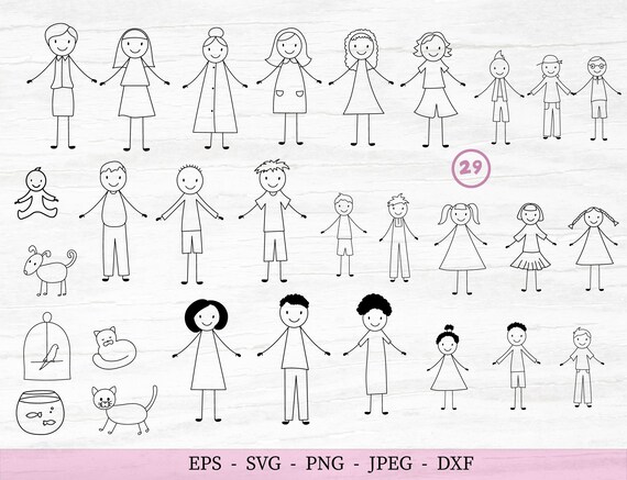 Download Stick Family Svg Stick Figure Svg Bundle 29 In 1 Svg Files ...