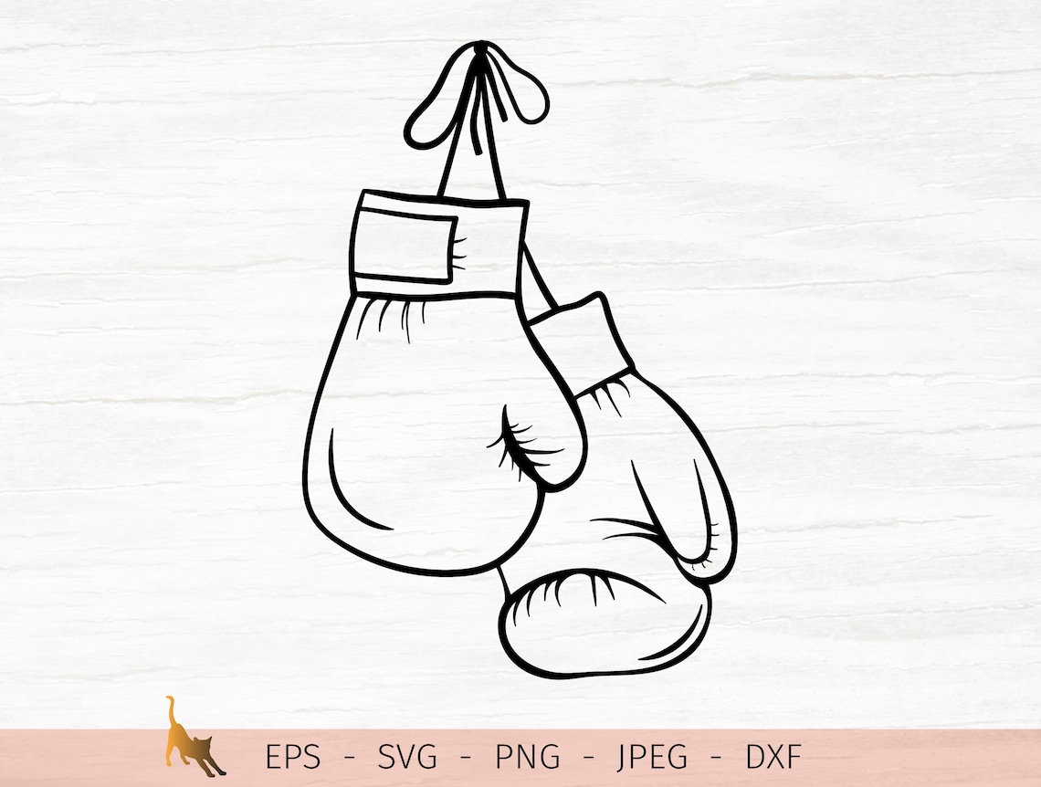 Gants de boxe Svg Boxe Svg Gants de boxe Dxf Boxe Svg Fichiers Etsy