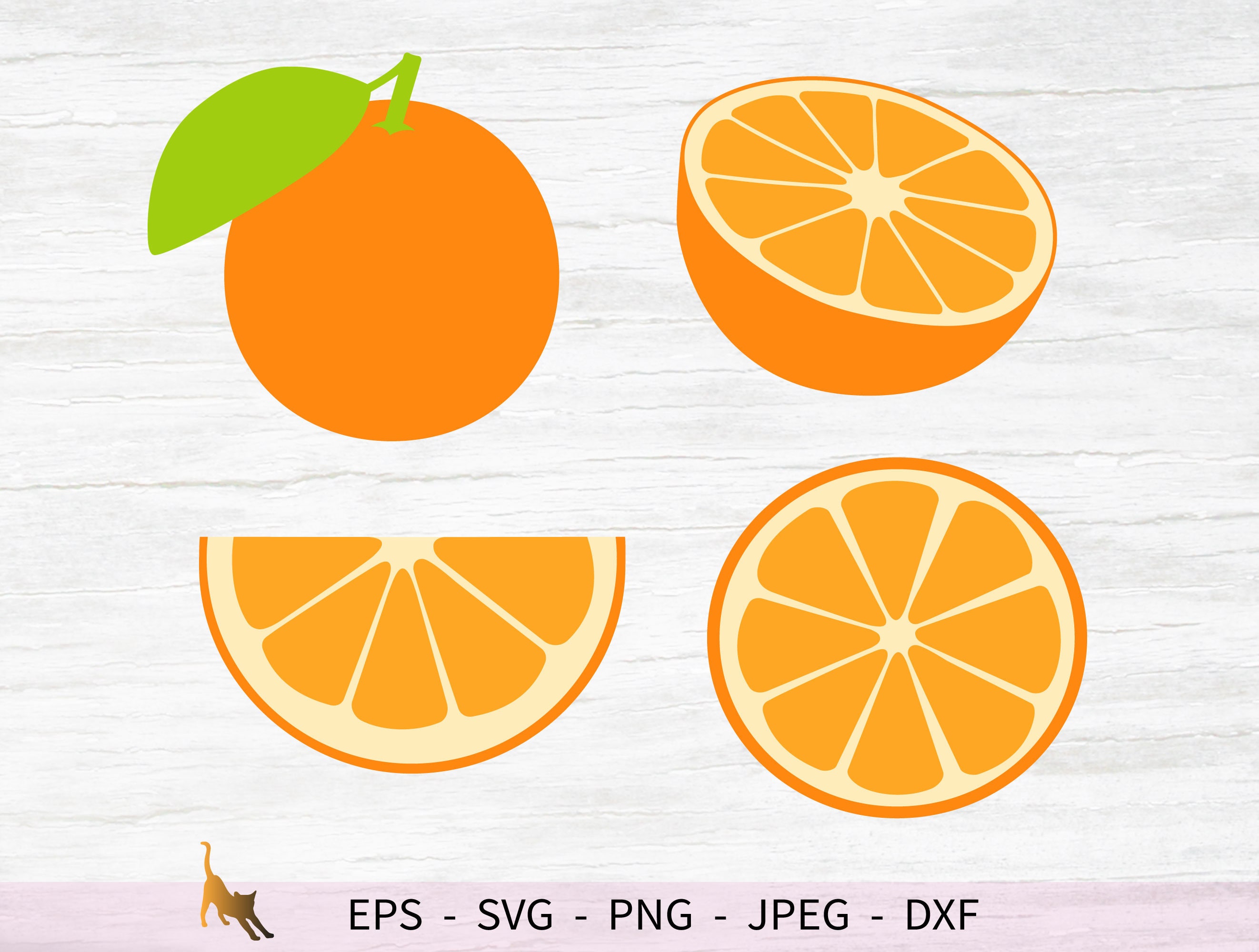 Orange Slice SVG
