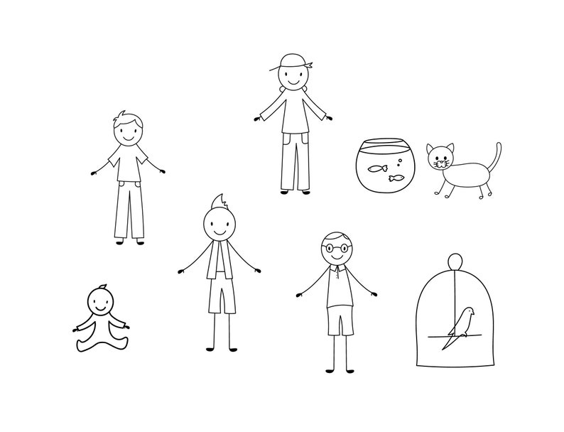 Free Free 338 Cricut Stick Family Svg Free SVG PNG EPS DXF File