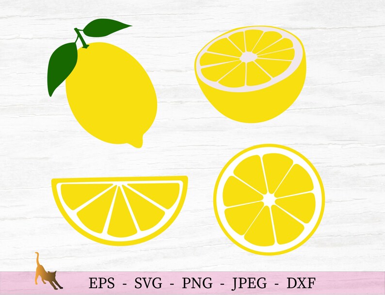 Download Lemon Svg Lemon Slice Svg Fruit Svg Files For Cricut Clip Art Art Collectibles