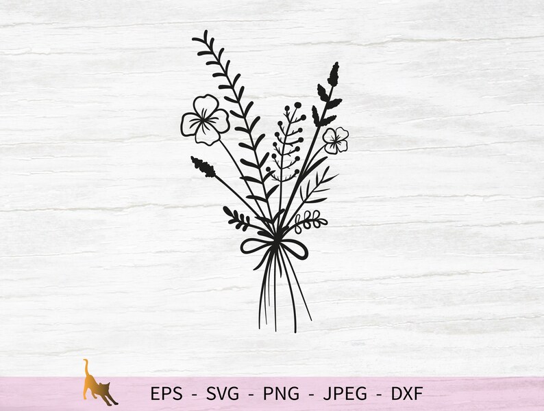 Free Free 59 Wild Flower Bouquet Svg SVG PNG EPS DXF File