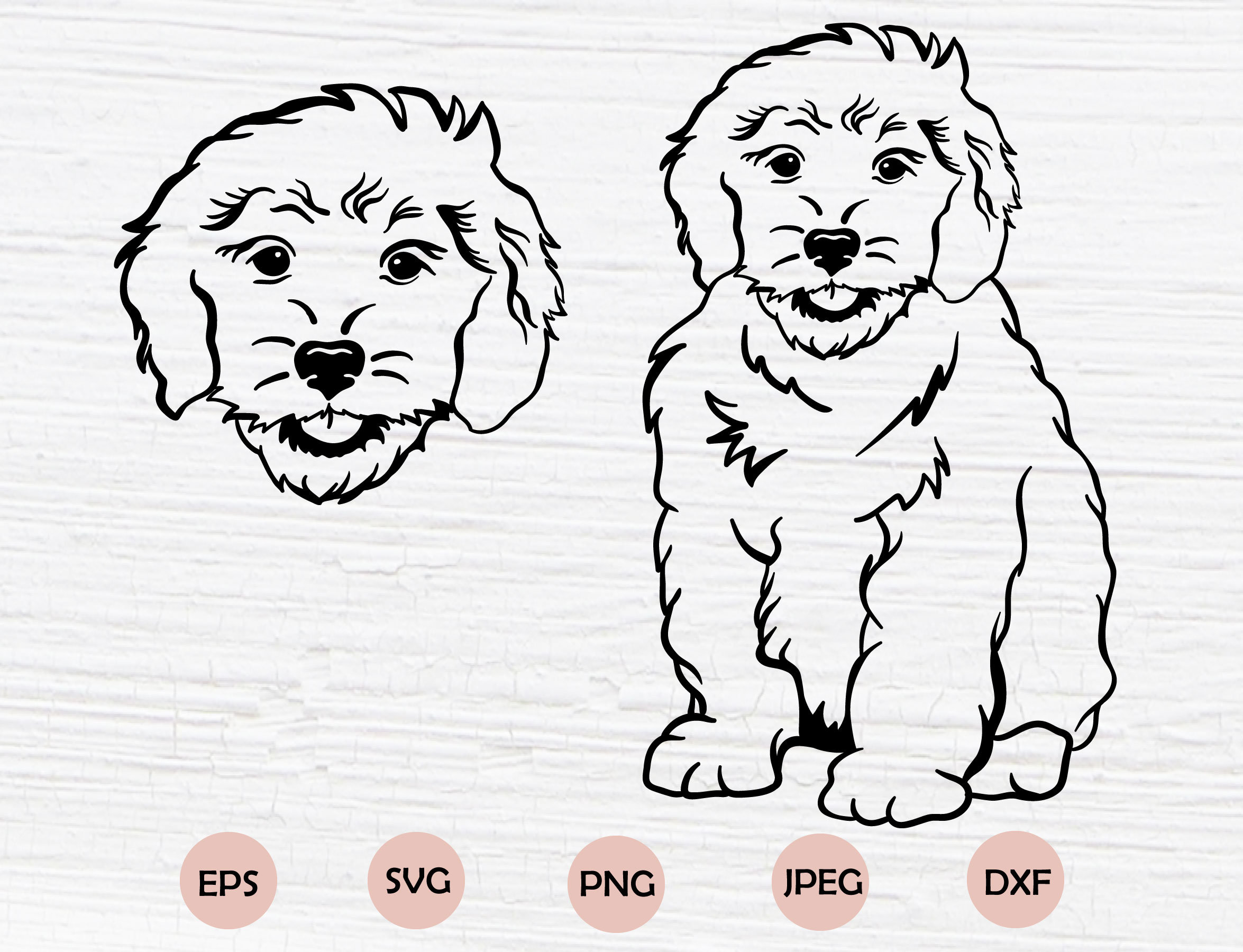Golden doodle Svg Dog Lover Svg Files for Cricut | Etsy