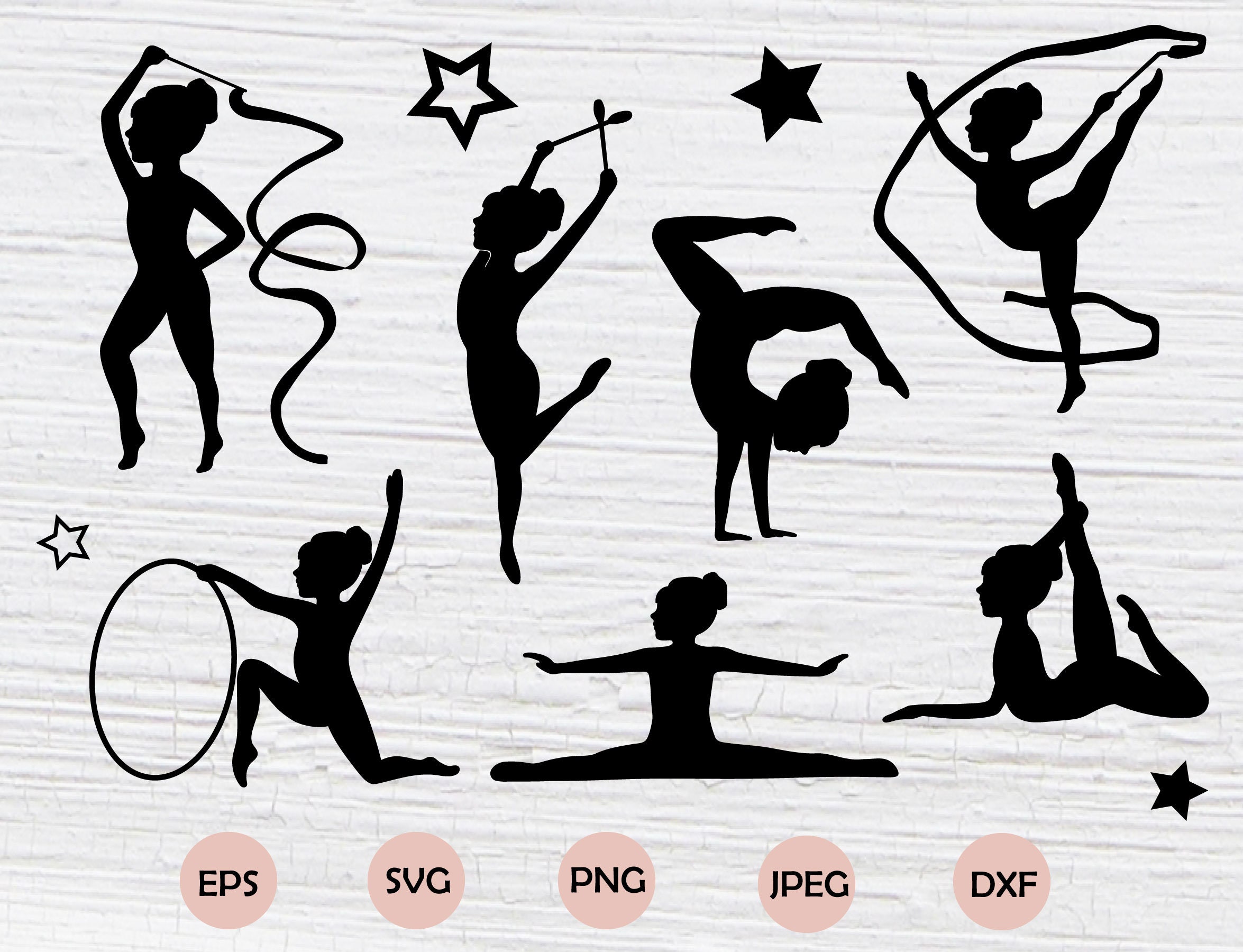 Download Gymnast Svg Gymnastics Svg Gym Svg Cut Files For Cricut | Etsy