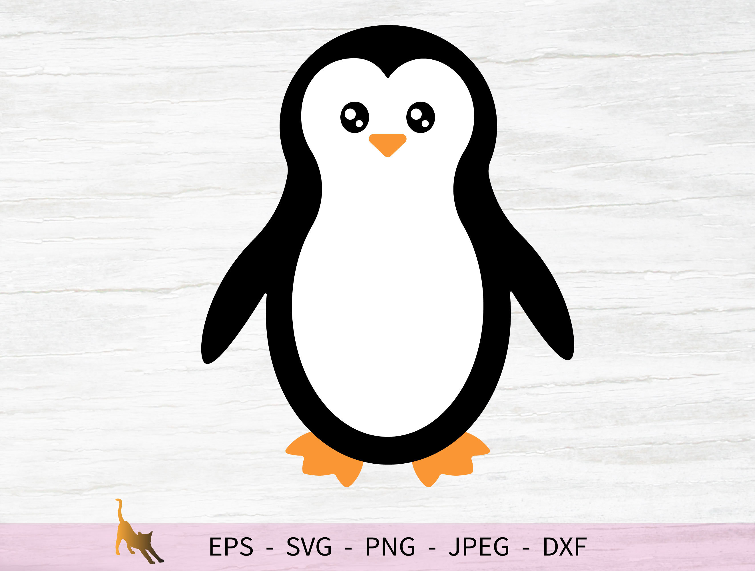 Penguin Svg Cute Penguin Svg Files For Cricut Arctic animal | Etsy