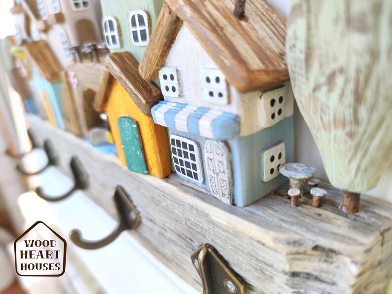 Key Holder for a Wall Driftwood Wall Key Holder Reclaimed Etsy