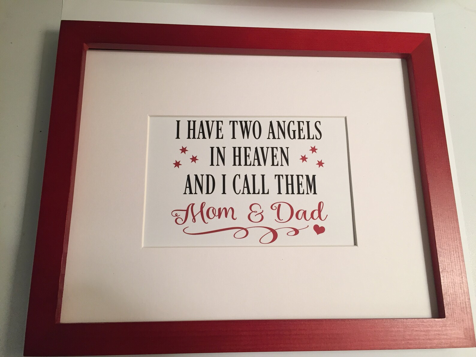 Memorial Plaque for Mom and Dad Etsy